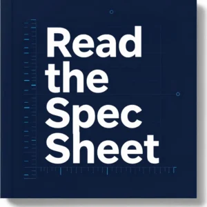 Read the Spec Sheet