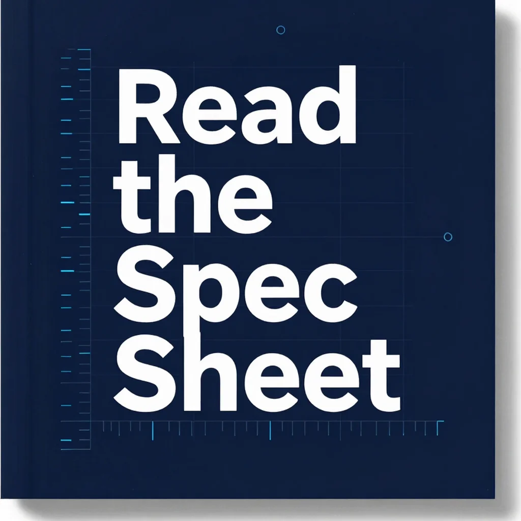 Read the Spec Sheet